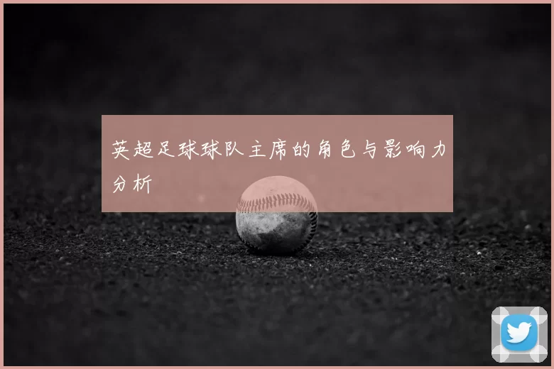 英超足球球队主席的角色与影响力分析